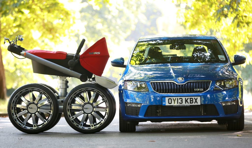 The Skoda RS Mega Man-Pram. The Skoda RS Mega Man-Pram.